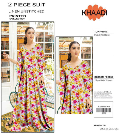 KHAADI LINEN TWO PIECE ALLOVER