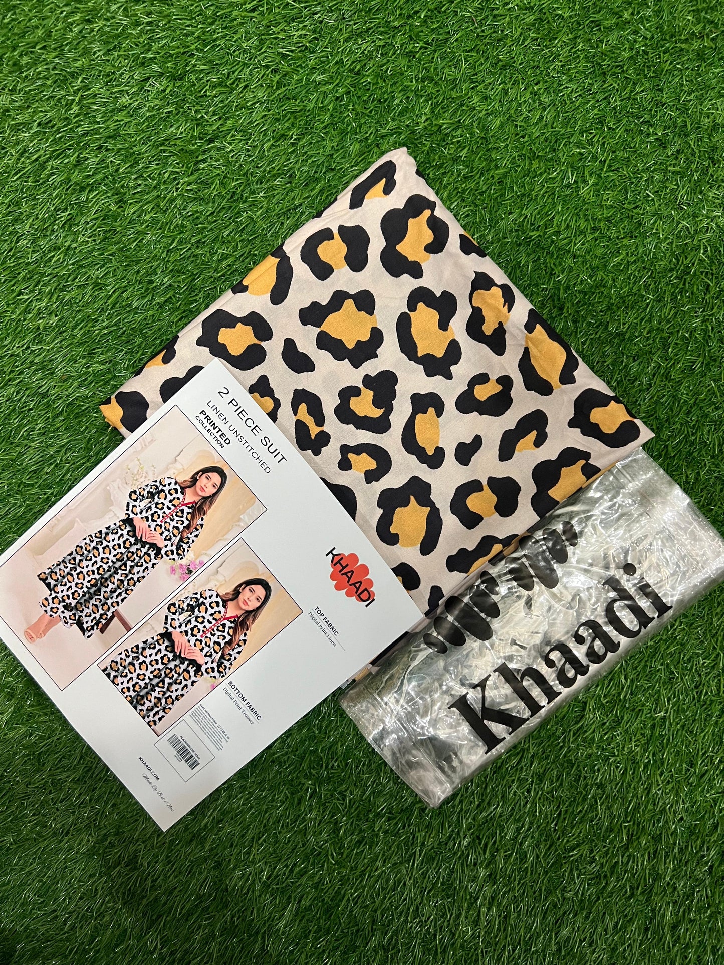 KHAADI LINEN TWO PIECE ALLOVER