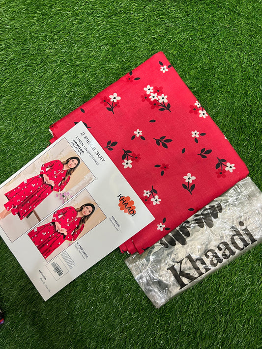 KHAADI LINEN TWO PIECE ALLOVER