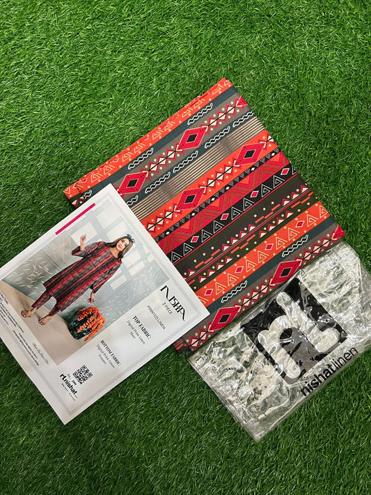 NISHAT LINEN TWO PIECE ALLOVER