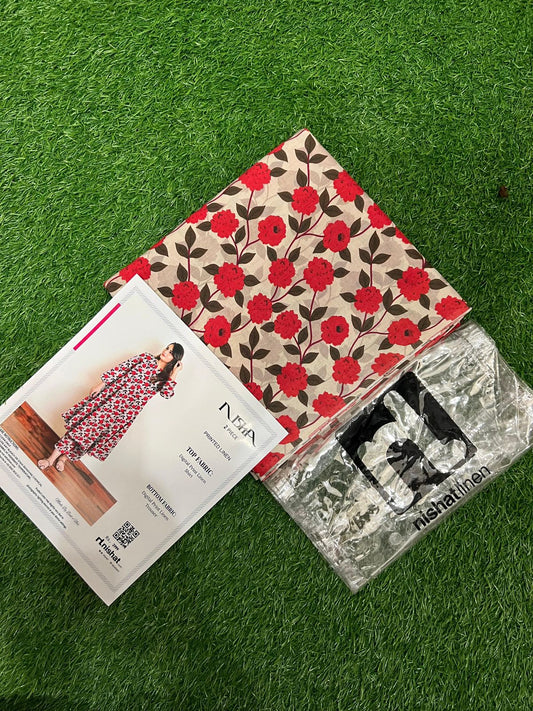 NISHAT LINEN TWO PIECE ALLOVER