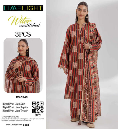 LIME LIGHT LINEN THREE PIECE