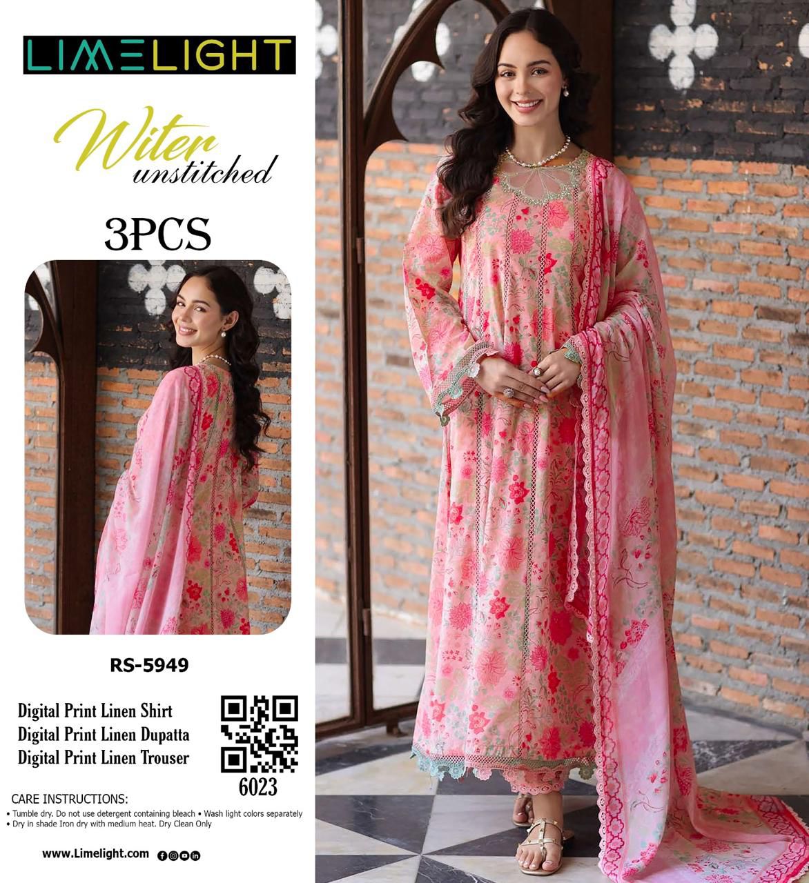 LIME LIGHT LINEN THREE PIECE