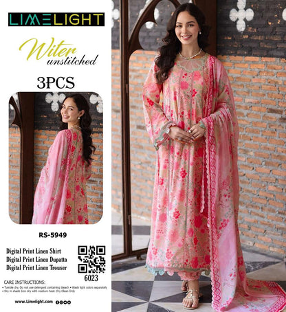 LIME LIGHT LINEN THREE PIECE