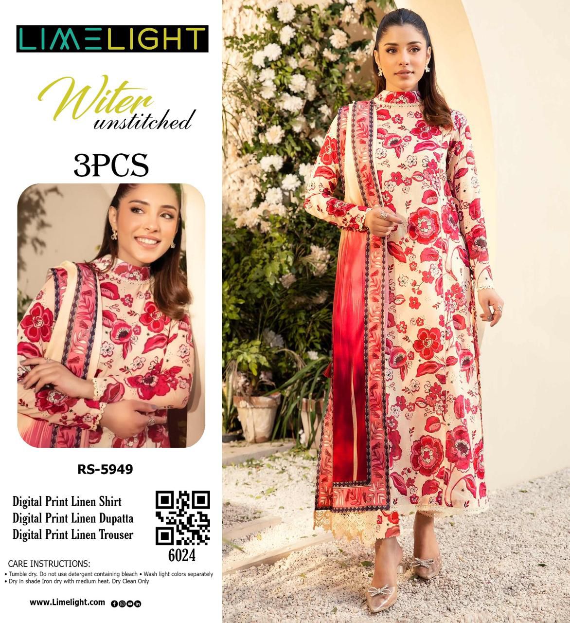 LIME LIGHT LINEN THREE PIECE