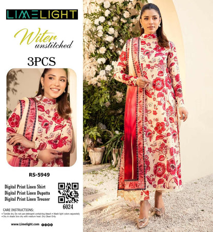 LIME LIGHT LINEN THREE PIECE
