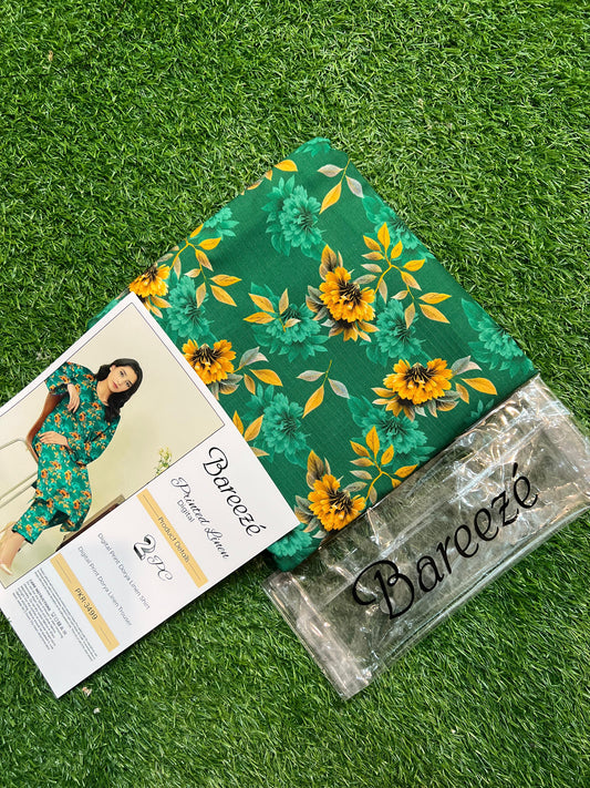 BAREEZE LINEN TWO PIECE DORYA ALL OVER