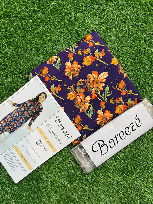 BAREEZE LINEN TWO PIECE DORYA ALL OVER