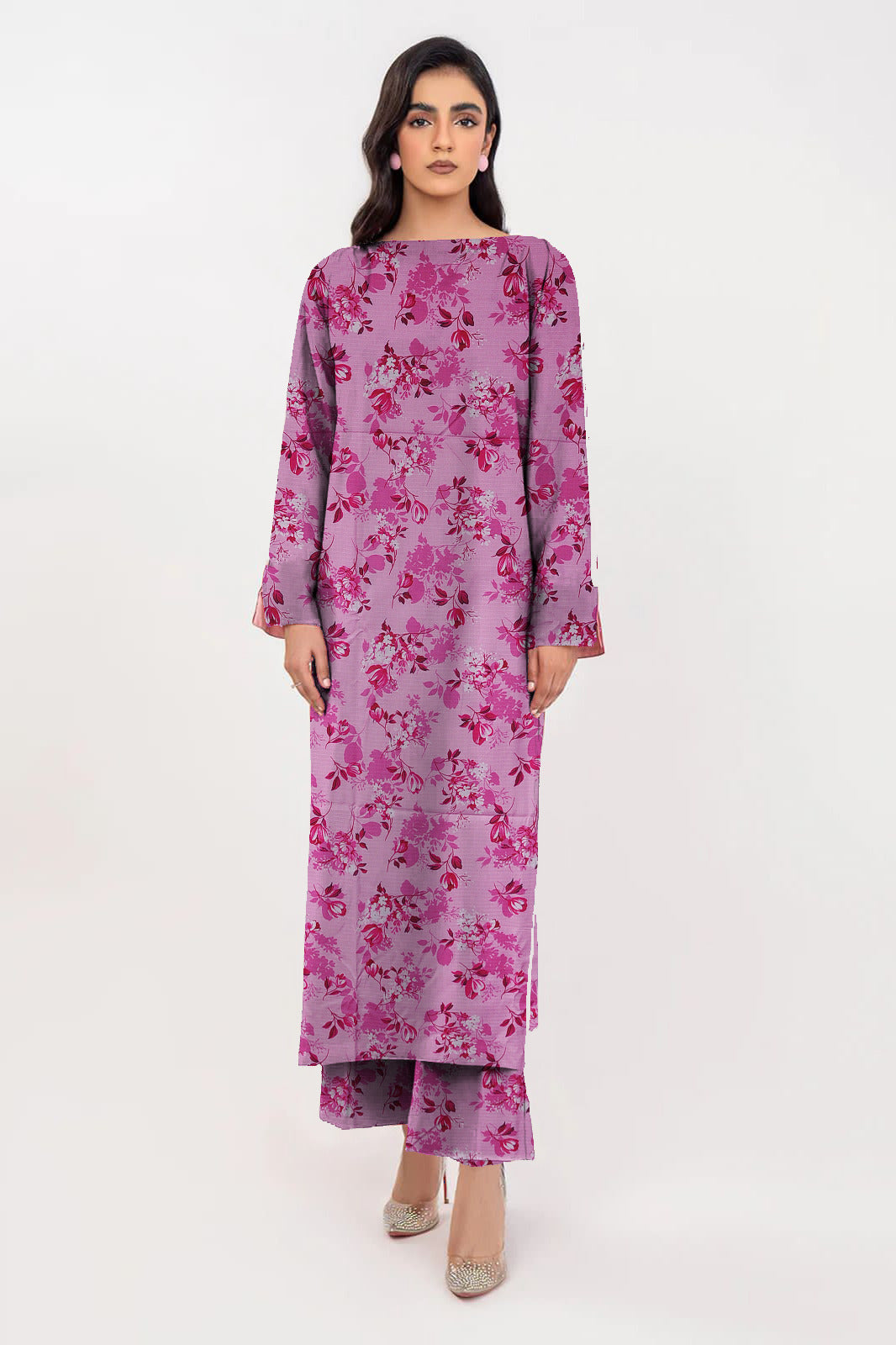 BAREEZE LINEN TWO PIECE DORYA ALL OVER