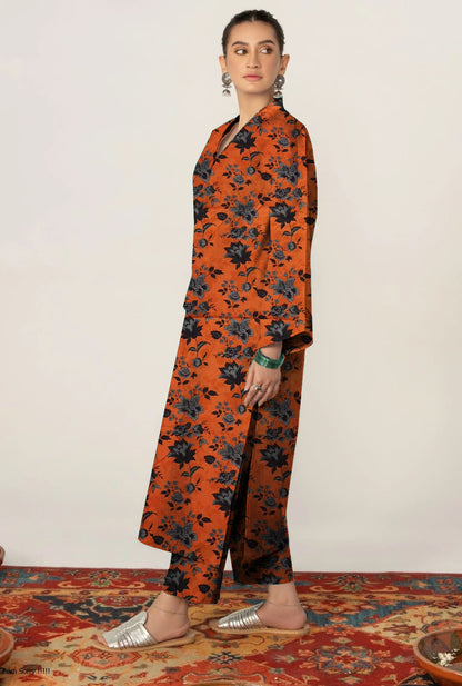 BAREEZE LINEN TWO PIECE DORYA ALL OVER