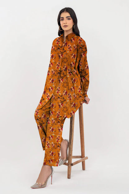 BAREEZE LINEN TWO PIECE DORYA ALL OVER