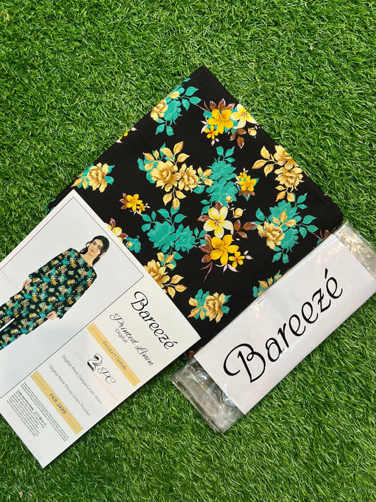 BAREEZE LINEN TWO PIECE DORYA ALL OVER