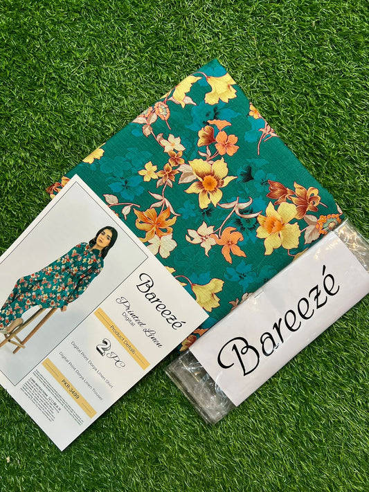 BAREEZE LINEN TWO PIECE DORYA ALL OVER