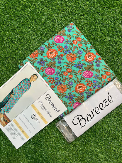 BAREEZE LINEN TWO PIECE DORYA ALL OVER
