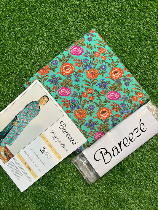 BAREEZE LINEN TWO PIECE DORYA ALL OVER