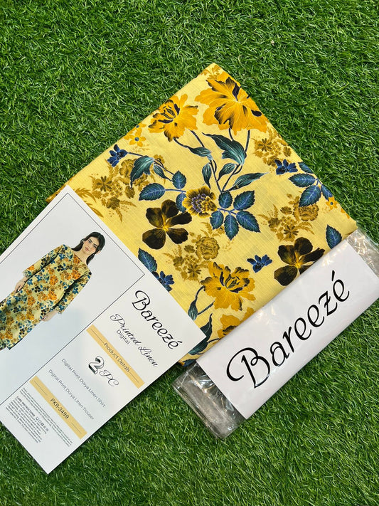 BAREEZE LINEN TWO PIECE DORYA ALL OVER