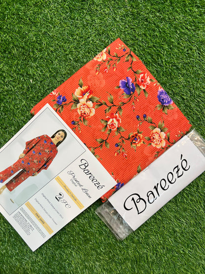 BAREEZE LINEN TWO PIECE DORYA ALL OVER
