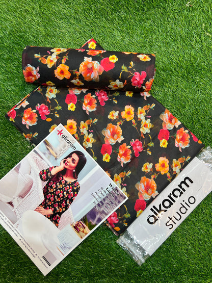 AL KARAM LINEN TWO PIECE ALLOVER