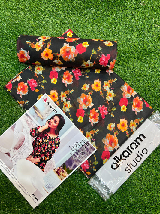 AL KARAM LINEN TWO PIECE ALLOVER