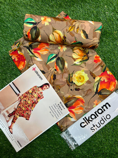 AL KARAM LINEN TWO PIECE ALLOVER