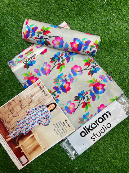 AL KARAM LINEN TWO PIECE ALLOVER