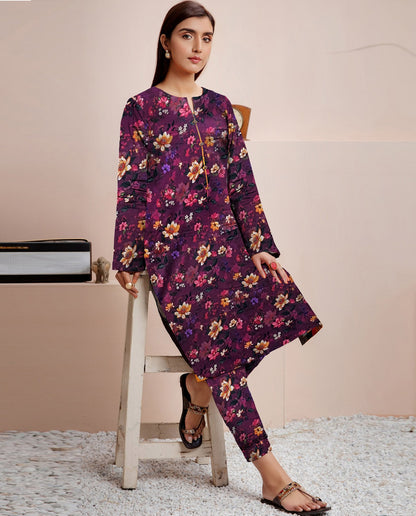 AL KARAM LINEN TWO PIECE ALLOVER