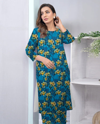 AL KARAM LINEN TWO PIECE ALLOVER