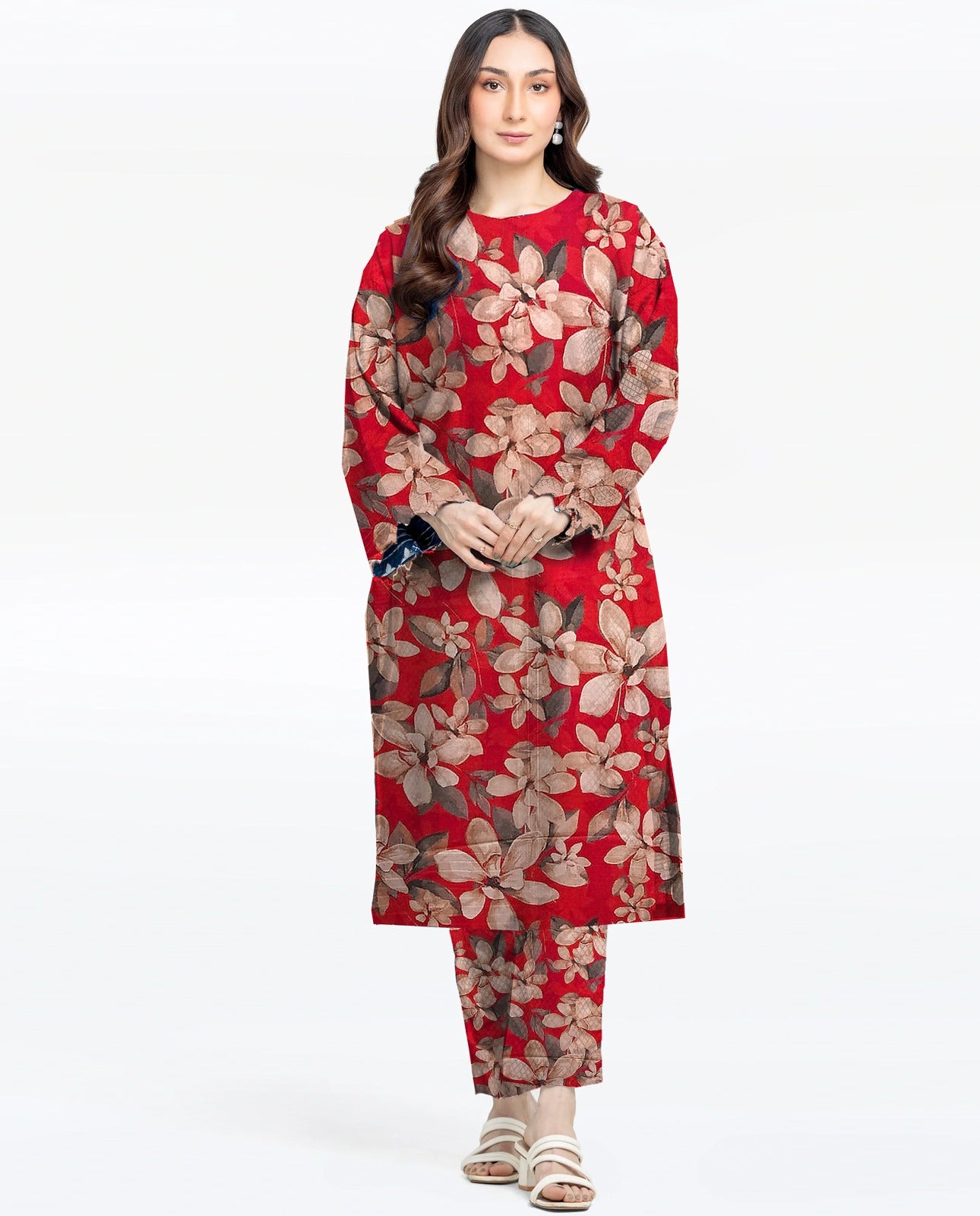 AL KARAM LINEN TWO PIECE ALLOVER