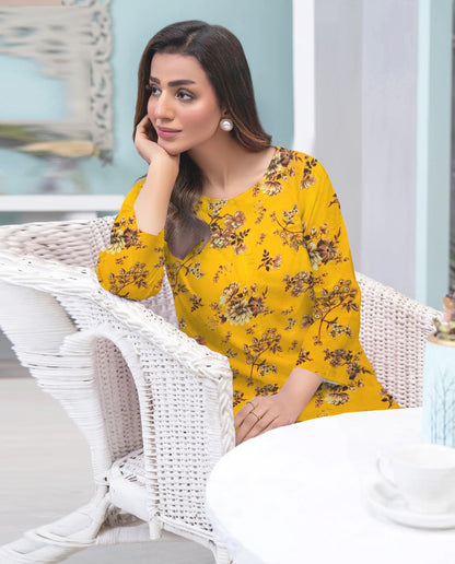 AL KARAM LINEN TWO PIECE ALLOVER