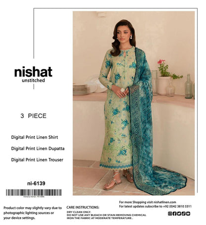 NISHAT LINEN THREE PIECE