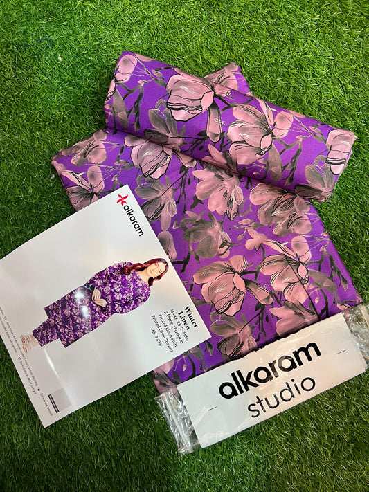 AL KARAM LINEN TWO PIECE ALLOVER