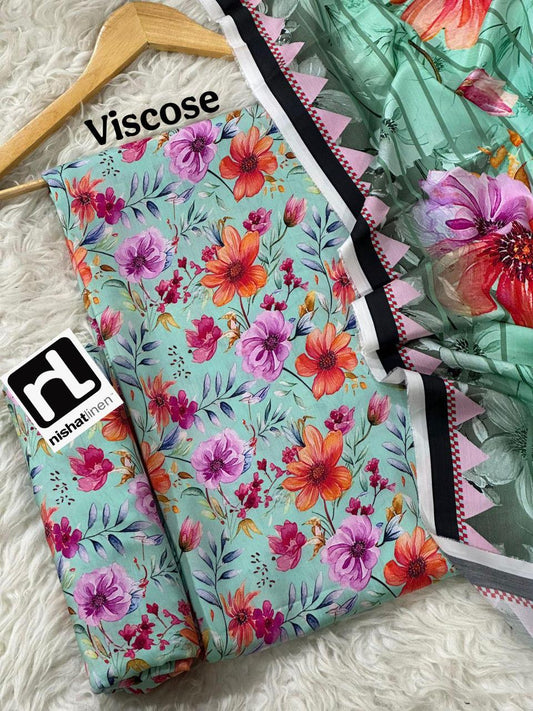 NISHAT LINEN VISCOSE THREE PIECE