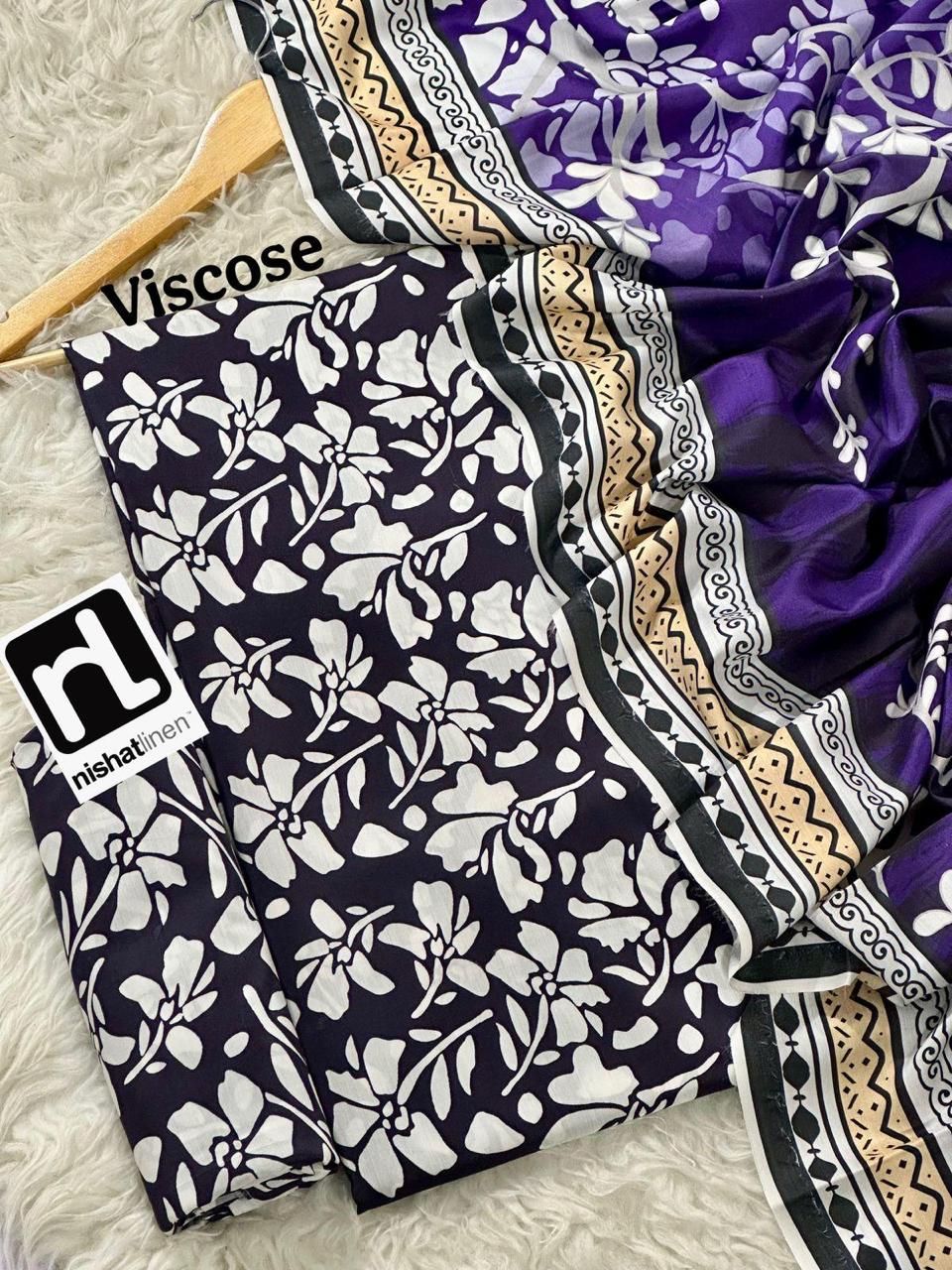 NISHAT LINEN VISCOSE THREE PIECE