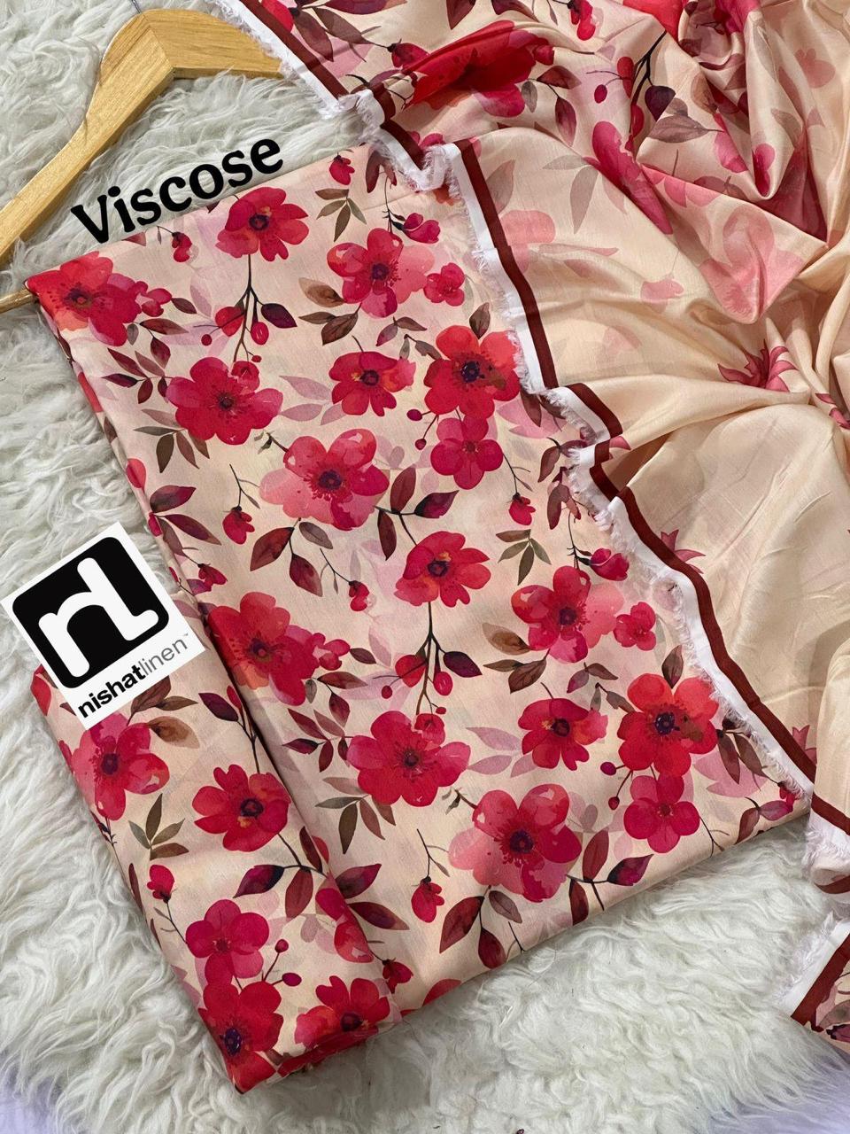 NISHAT LINEN VISCOSE THREE PIECE