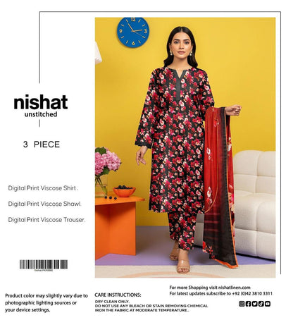 NISHAT LINEN VISCOSE THREE PIECE