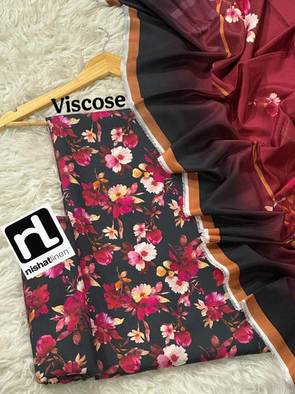 NISHAT LINEN VISCOSE THREE PIECE