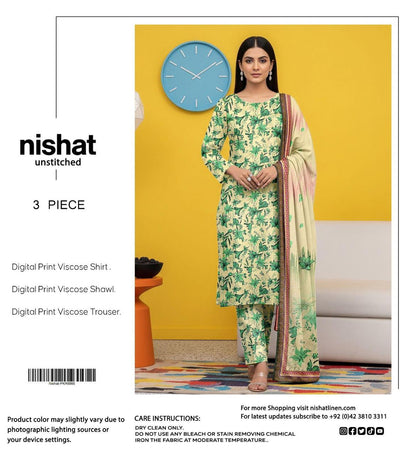 NISHAT LINEN VISCOSE THREE PIECE