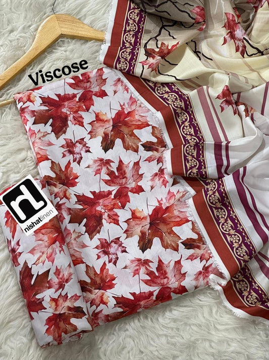 NISHAT LINEN VISCOSE THREE PIECE