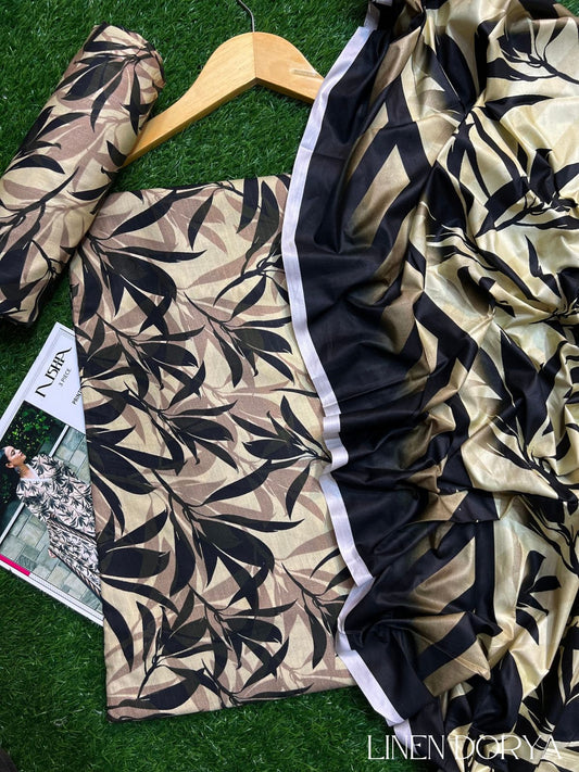 NISHAT DORYA LINEN THREE PIECE