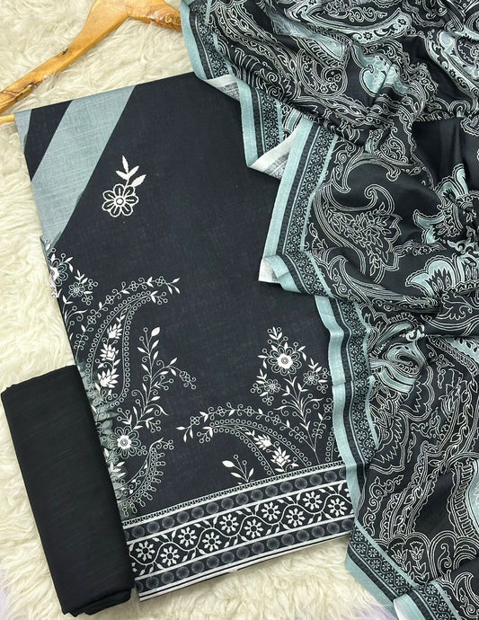 BONANZA SATRANGI KHADDAR THREE PIECE