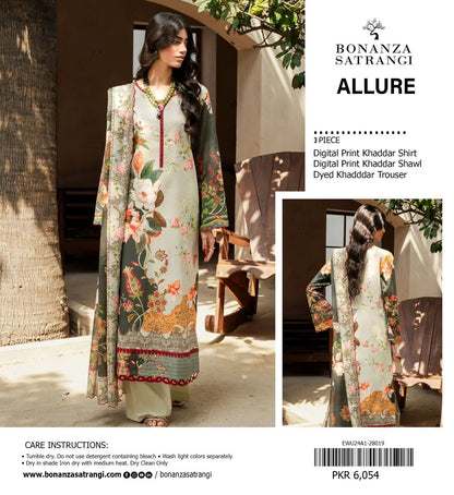 BONANZA SATRANGI KHADDAR THREE PIECE