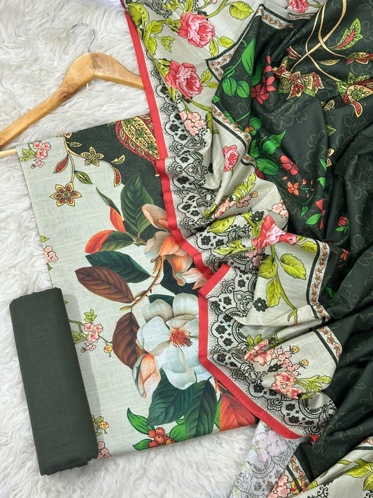 BONANZA SATRANGI KHADDAR THREE PIECE