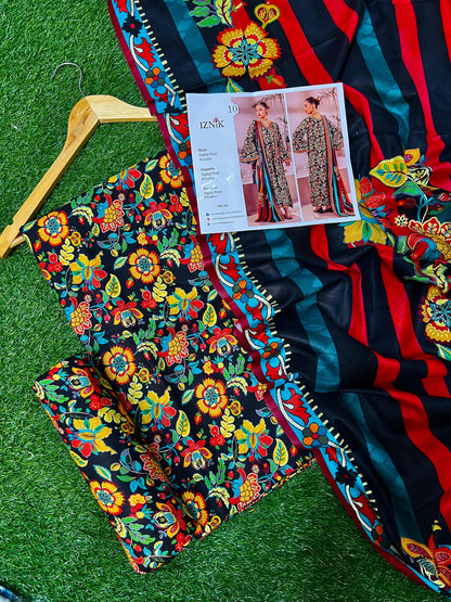 IZNIK KHADDAR THREE PIECE