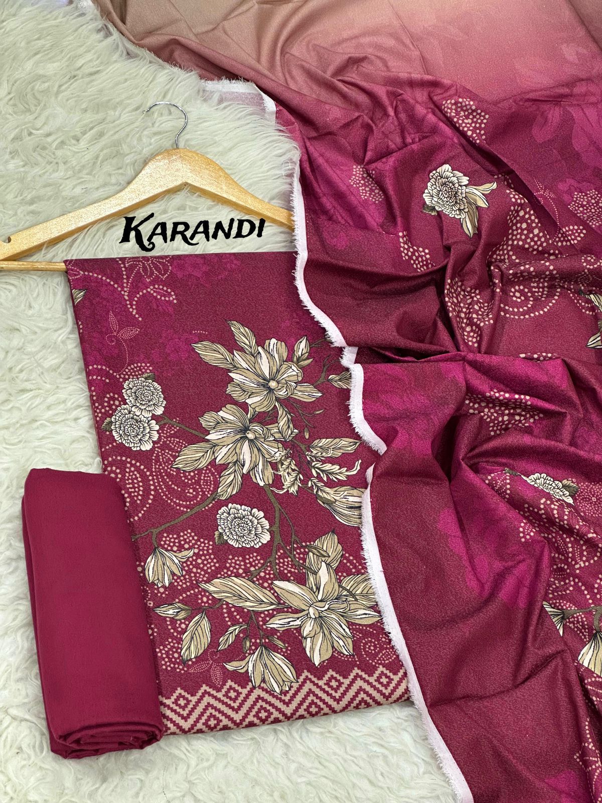 NOOR E NAZAR BINT E NAZ KORANDI THREE PIECE