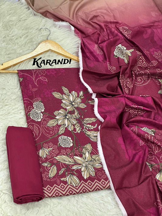 NOOR E NAZAR BINT E NAZ KORANDI THREE PIECE