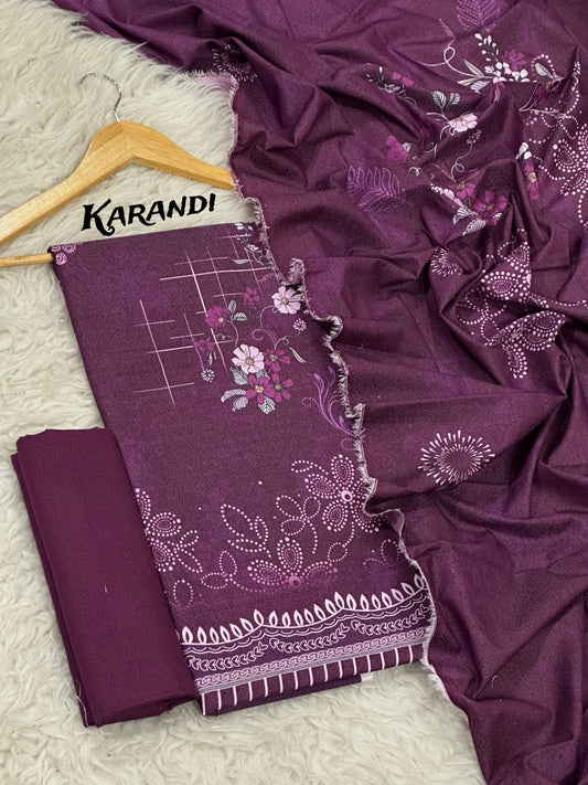 NOOR E NAZAR BINT E NAZ KORANDI THREE PIECE