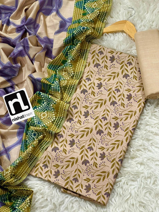 NISHAT KHADDAR THREE PIECE