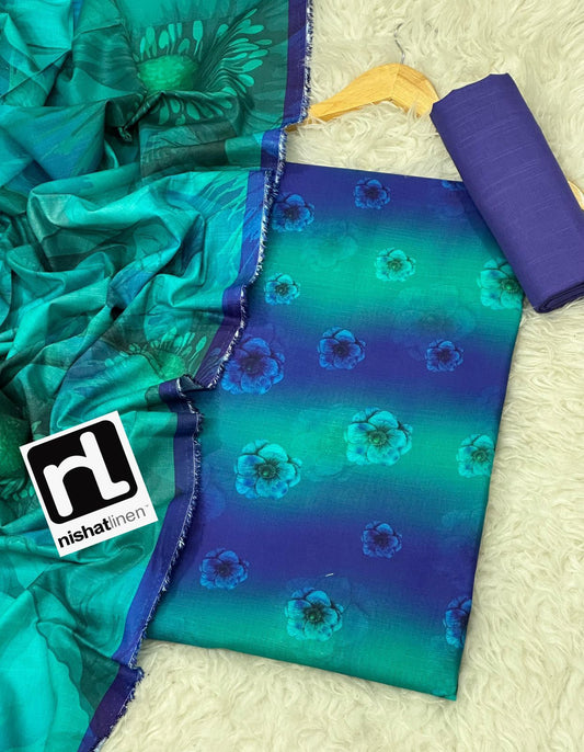 NISHAT KHADDAR THREE PIECE