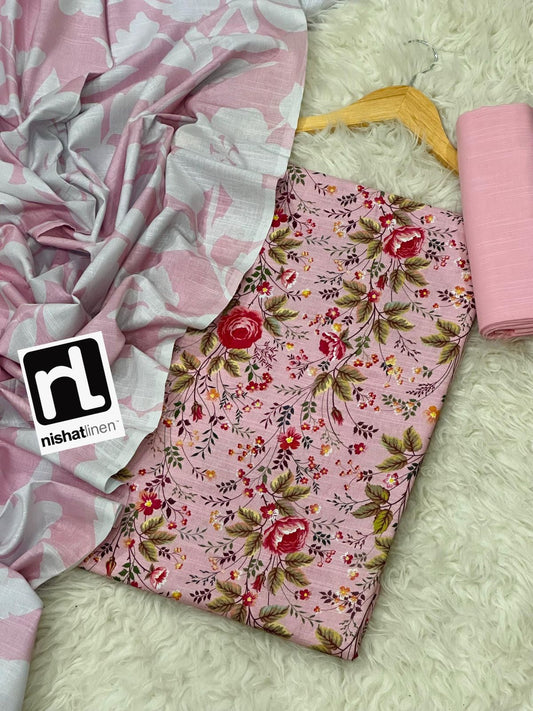 NISHAT KHADDAR THREE PIECE