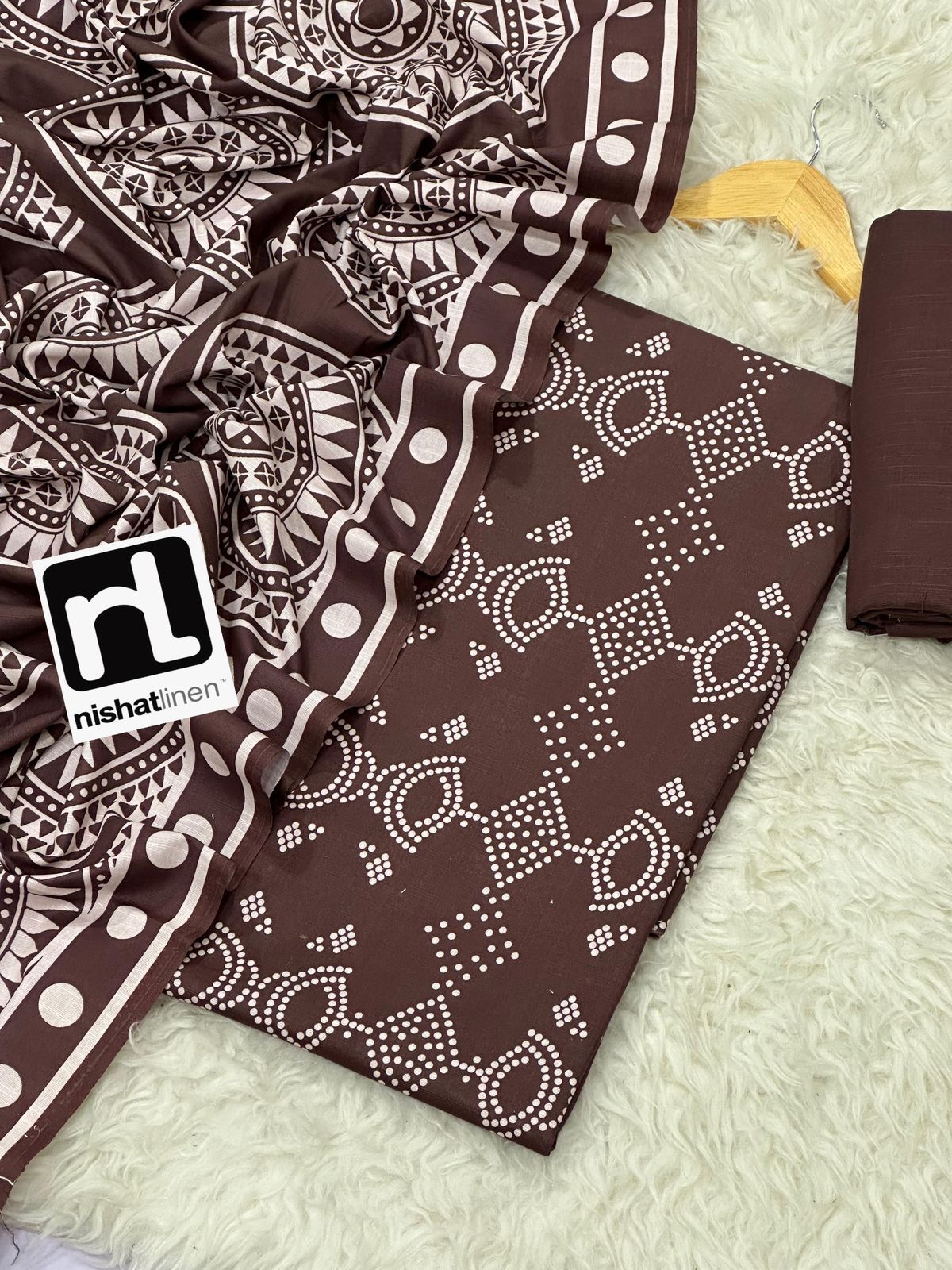 NISHAT KHADDAR THREE PIECE